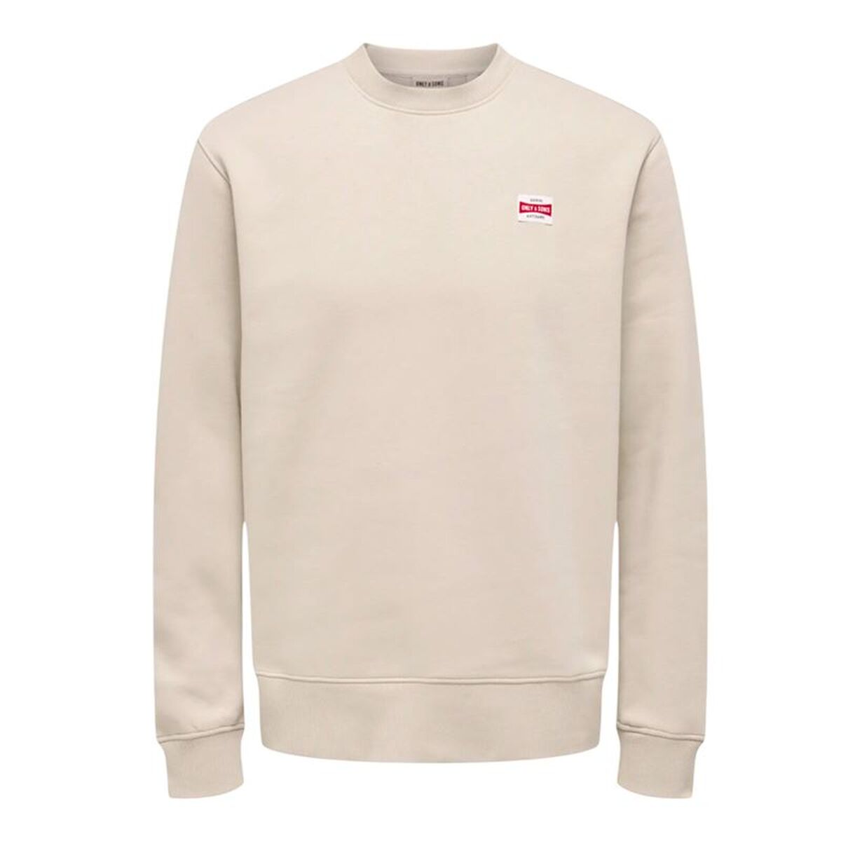 Herr sweatshirt without Hood Only & Sons Onsdawson Reg Crew Vd vit