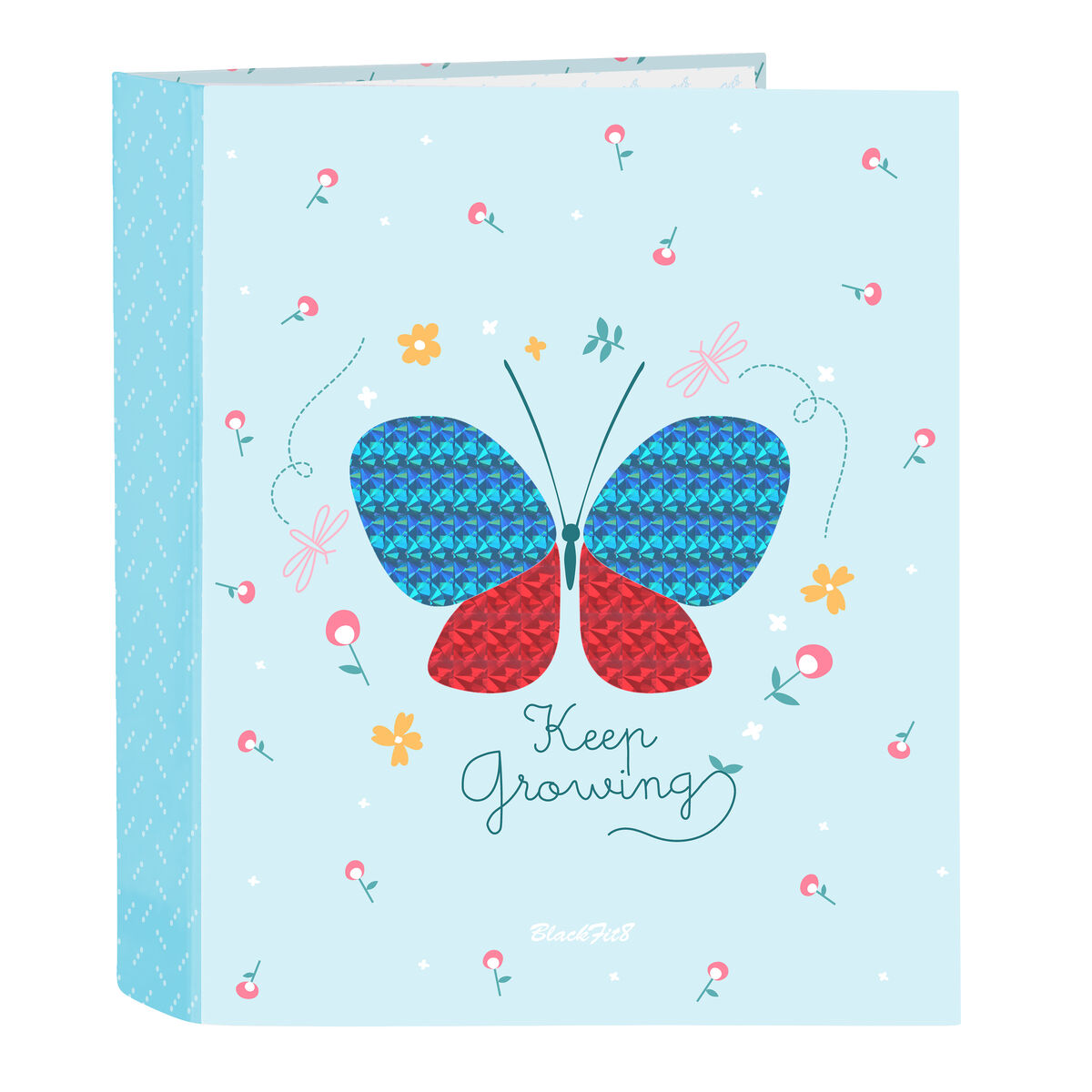 Ring binder BlackFit8 Mariposa blå A4 27 x 33 x 6 cm