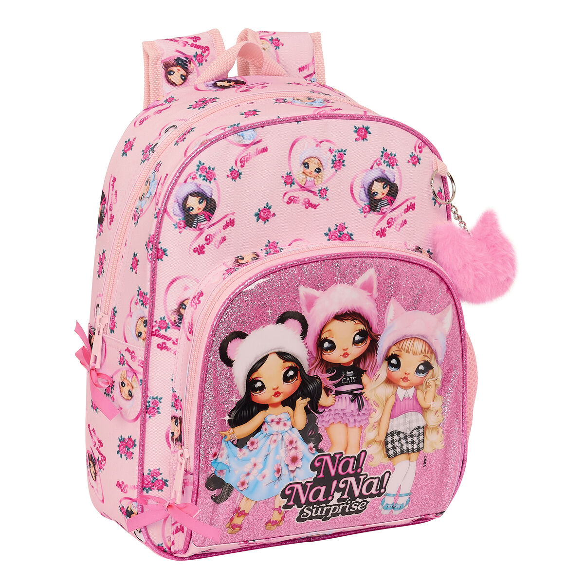 School väska Na!Na!Na! Surprise Fabulous rosa 28 x 34 x 10 cm