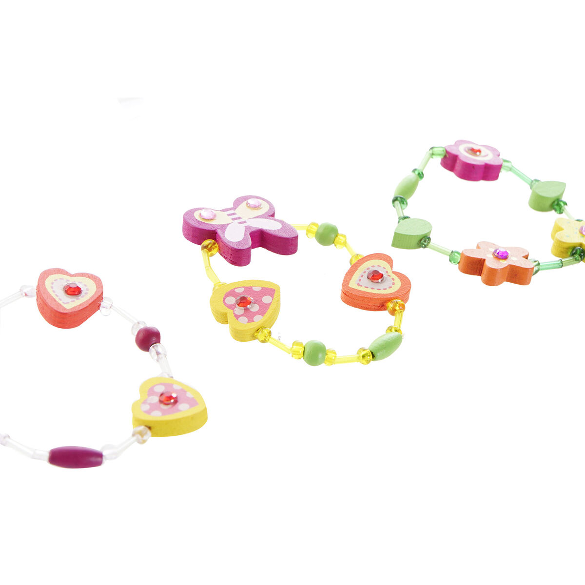 Armband DKD Home Decor flerfärgad Flowers Barn