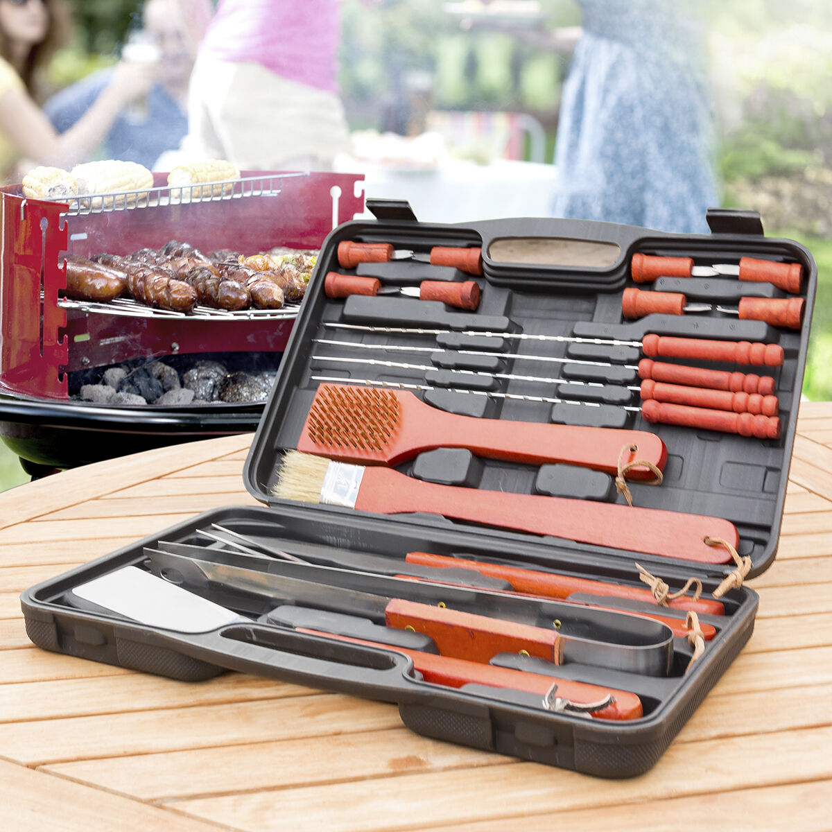 Barbecue Case Barbecase InnovaGoods 18 delar